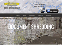 Tablet Screenshot of mckennasecurityshredding.com